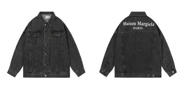 Maison Margiela Oversized Black Denim Jacket - 1