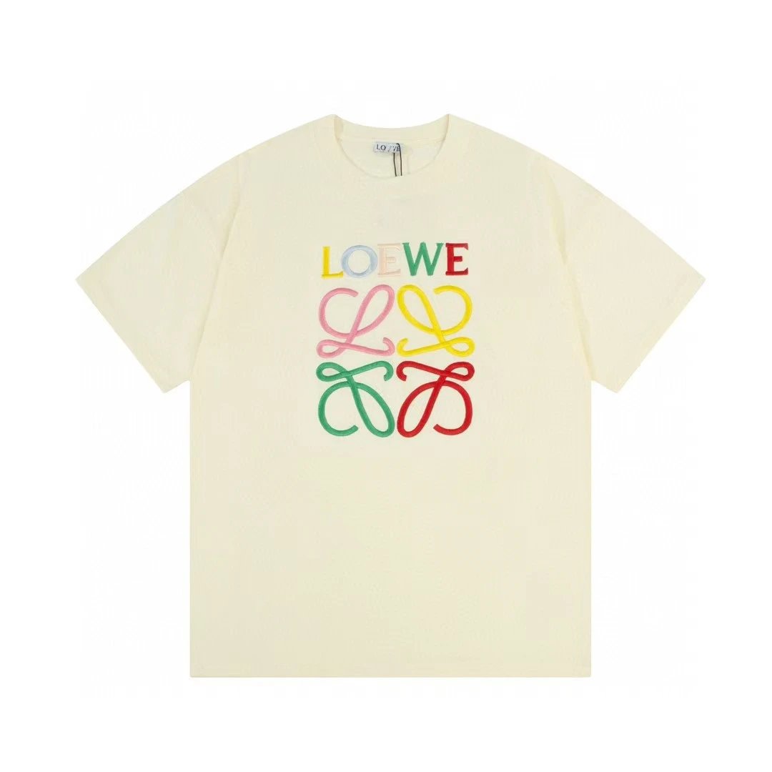 Loewe Anagram Logo T-Shirt Pink - 17