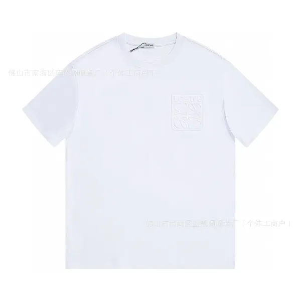 Loewe Anagram Embossed T-Shirt White - 1
