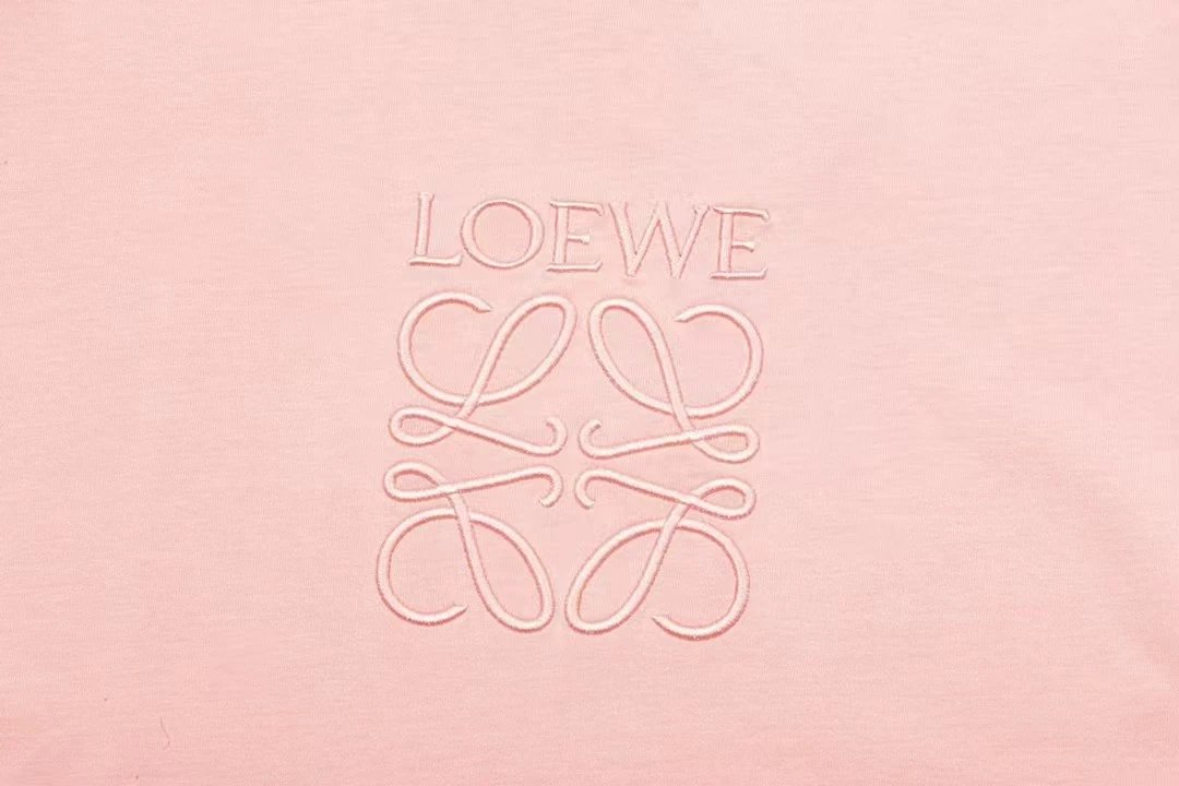 Loewe Anagram Logo T-Shirt Pink - 46