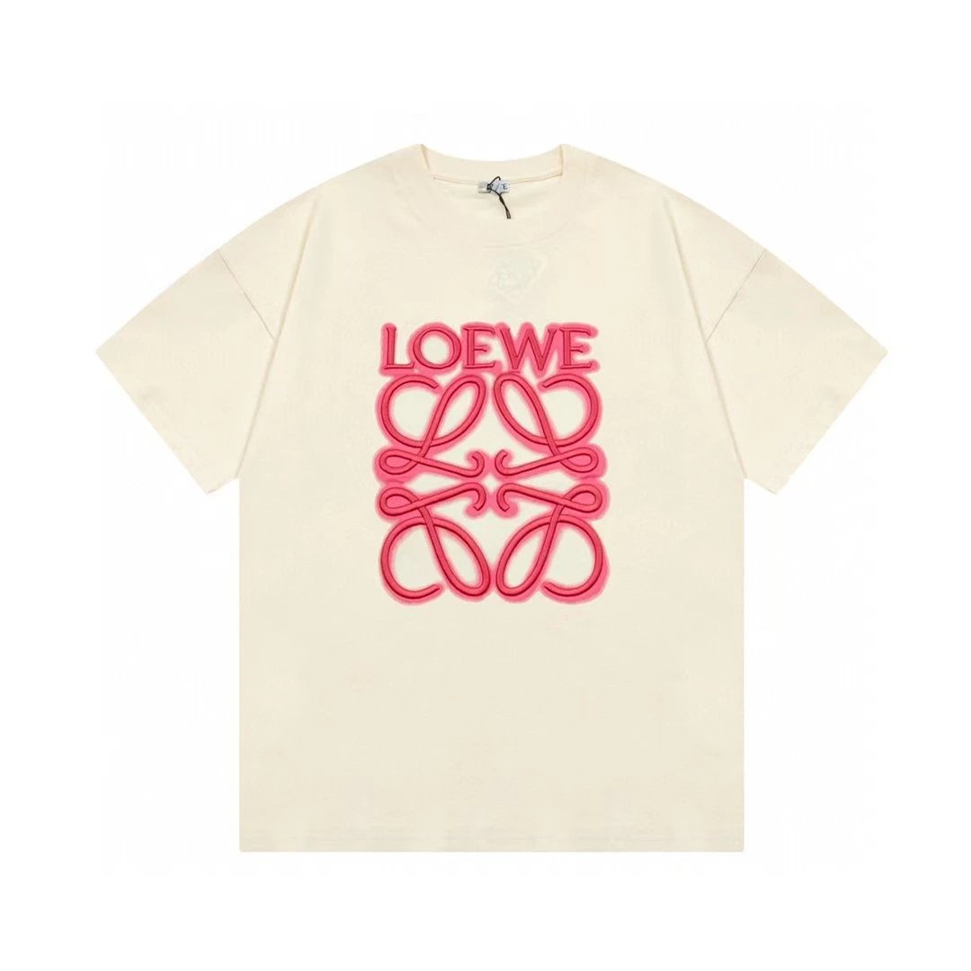 Loewe Anagram Logo T-Shirt Pink - 34