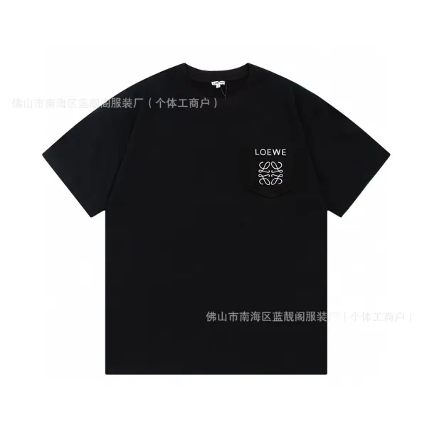 Loewe Anagram Pocket T-Shirt Black - 1
