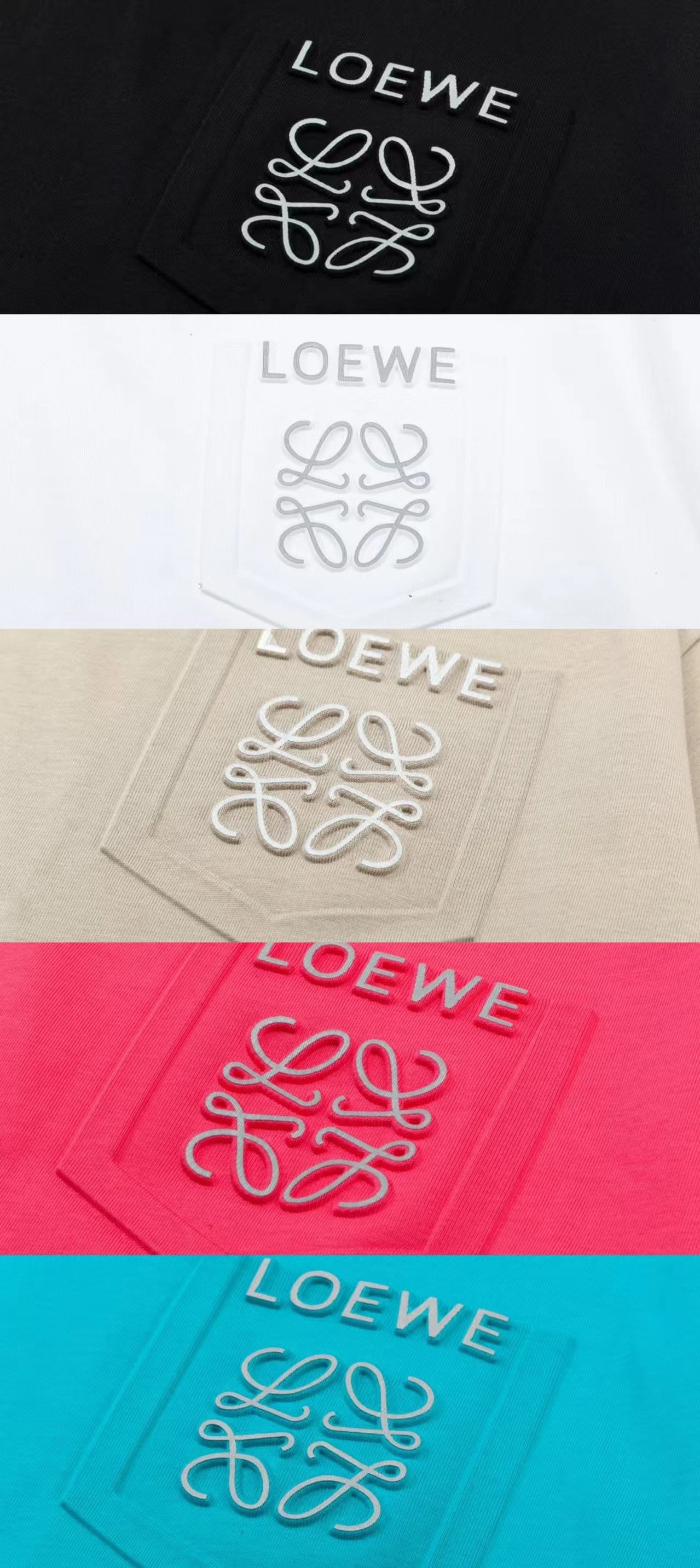 Loewe Anagram Logo T-Shirt Pink - 48