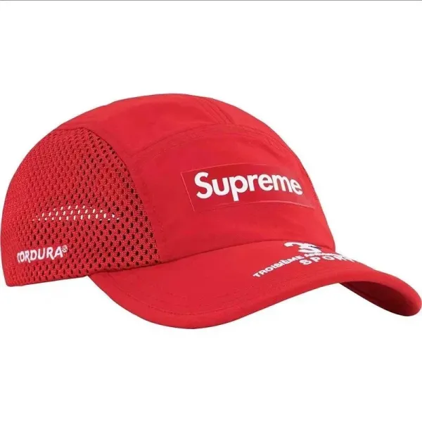 Supreme x Cordura Troisème Sport Mesh Cap Red - 1