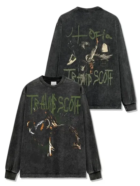 Travis Scott Cactus Jack Purple Graphic T-Shirt - 7