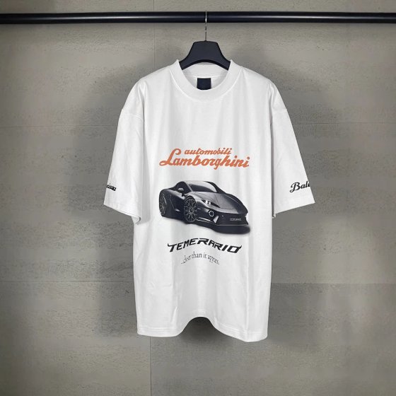 Correct Version High Version B Home 25SS New Trendy Brand Co branded Classic Letter Logo Printed Loose Short sleeved T-shirt