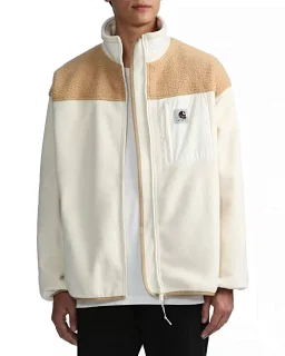 thumbnail for 山脉拼接加厚摇粒+羊羔绒+网眼里 男女同款情侣夹克外套