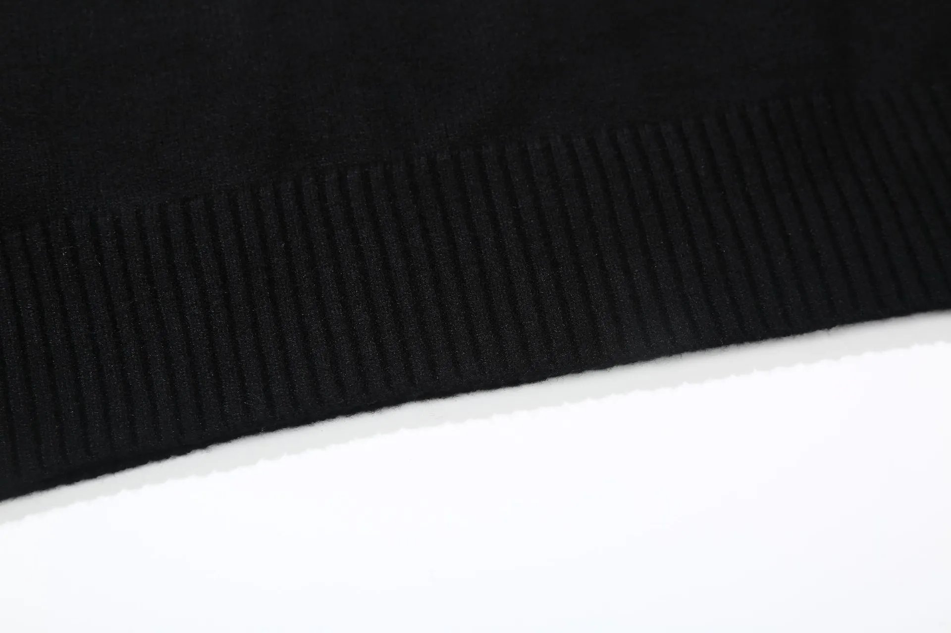 Maison Margiela Replica White Patch Sweater Black - 45