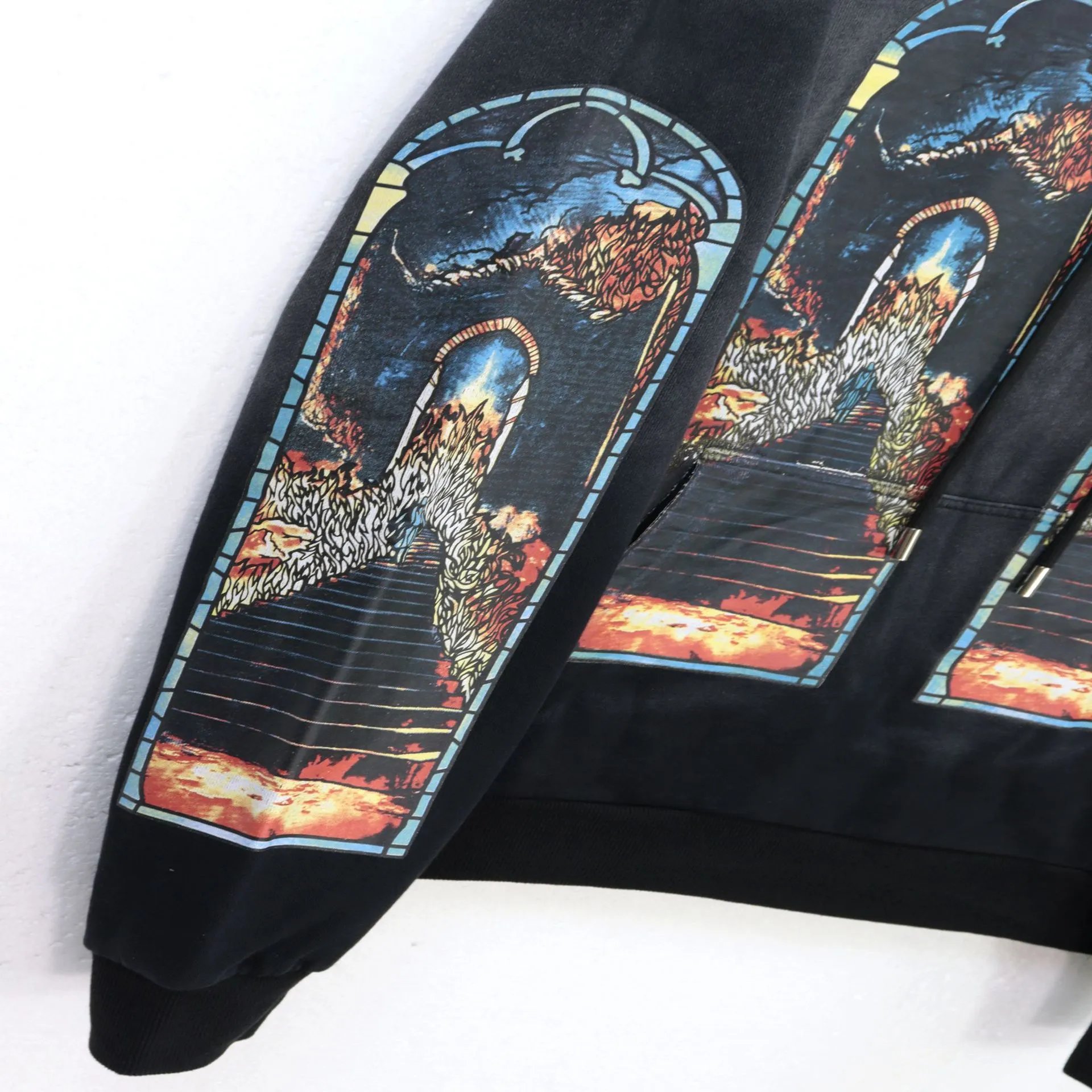 Gallery Dept. Flame Print Flared Sweatpants Black - 24