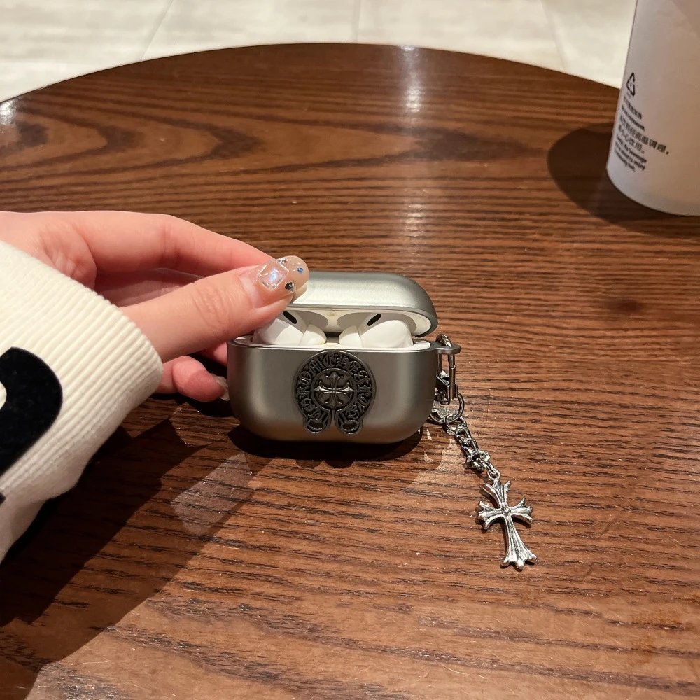 Chrome Hearts Case for AirPods Pro Silver