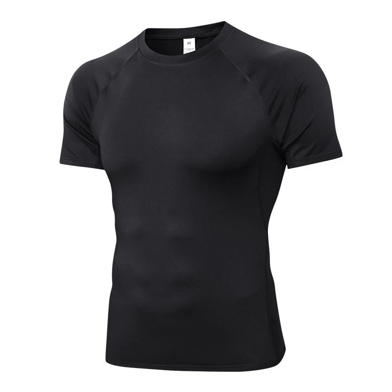 Short sleeved black unmarked