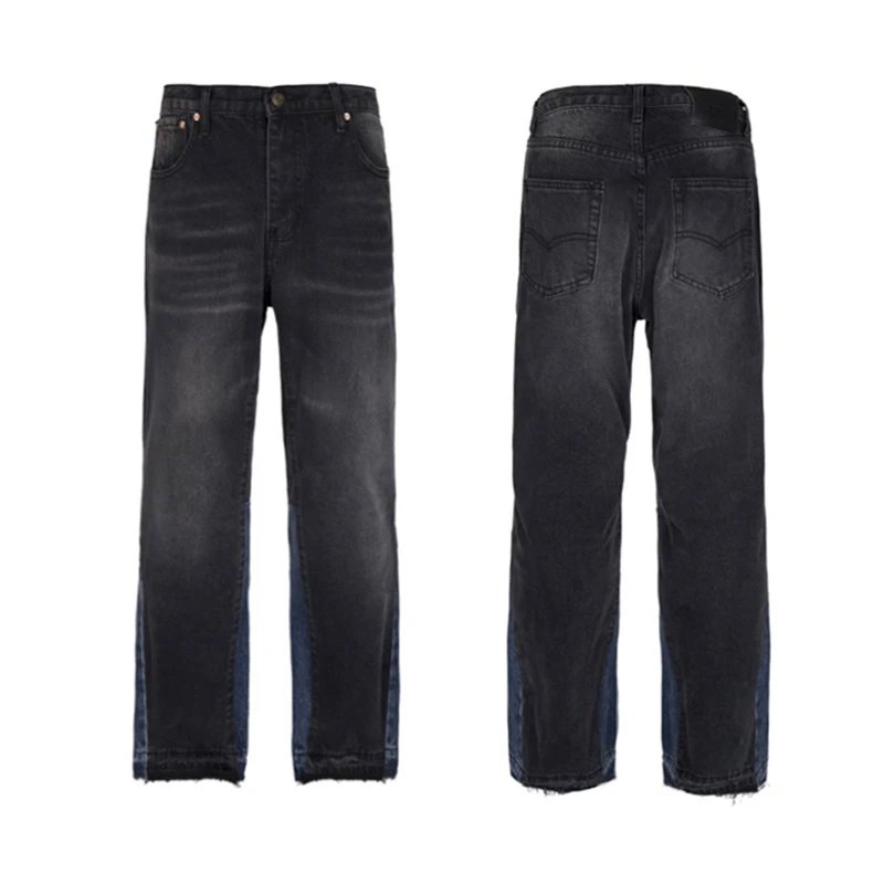 936 Black Color Block with Blue