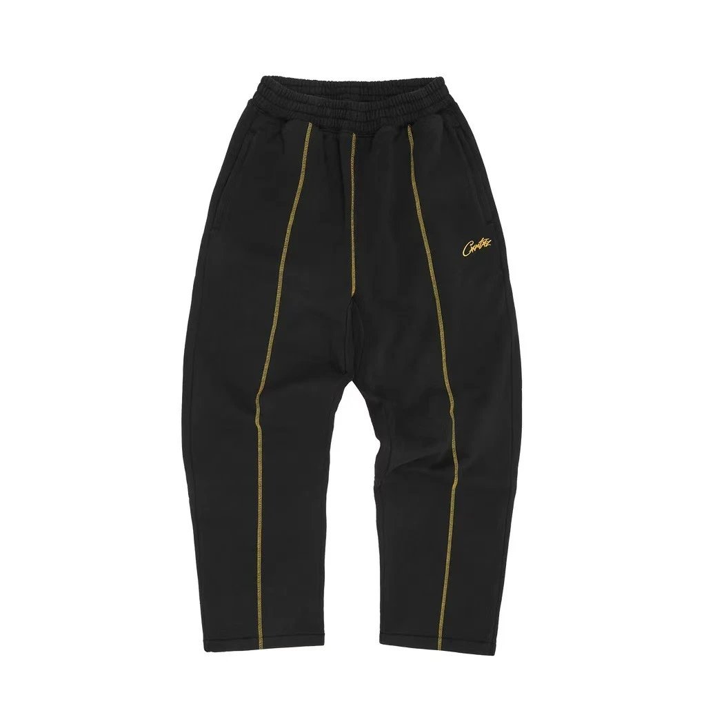 5793 Black/Yellow Trim Pants