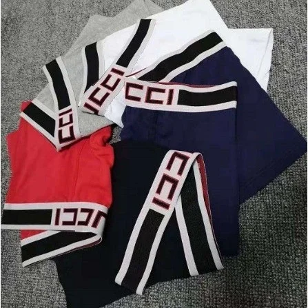Gucci Men's Boxer Briefs — Classic Web Stripe Logo Series