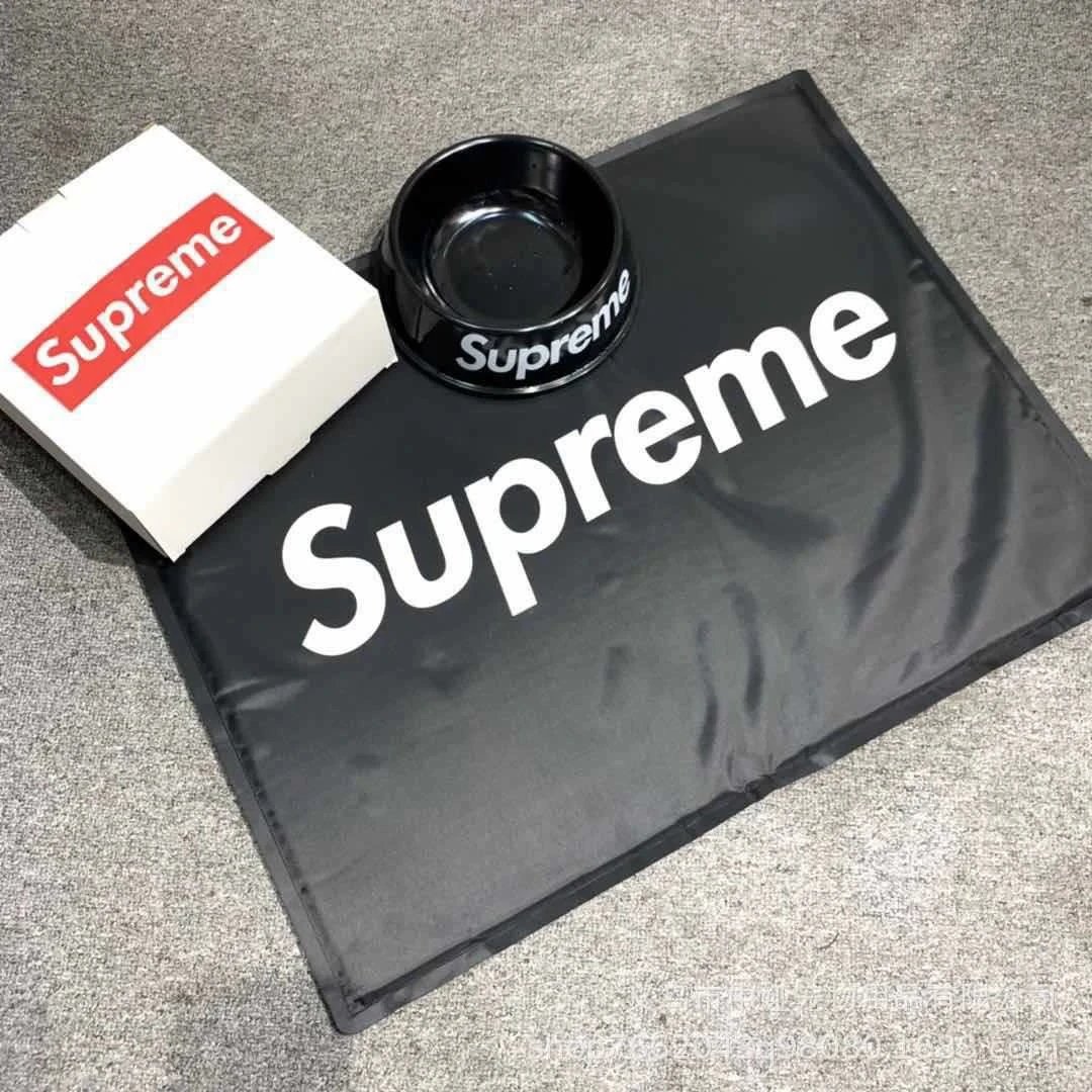 Supreme Pet Bowl (Set of 2) Black