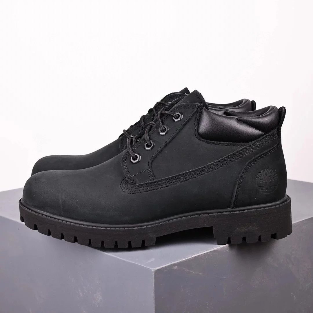 Timberland Boots 6-Inch Lace-Up with Padded Collar — 73537 black low