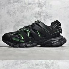Balenciaga Sneakers Track 3.0 — Black and green