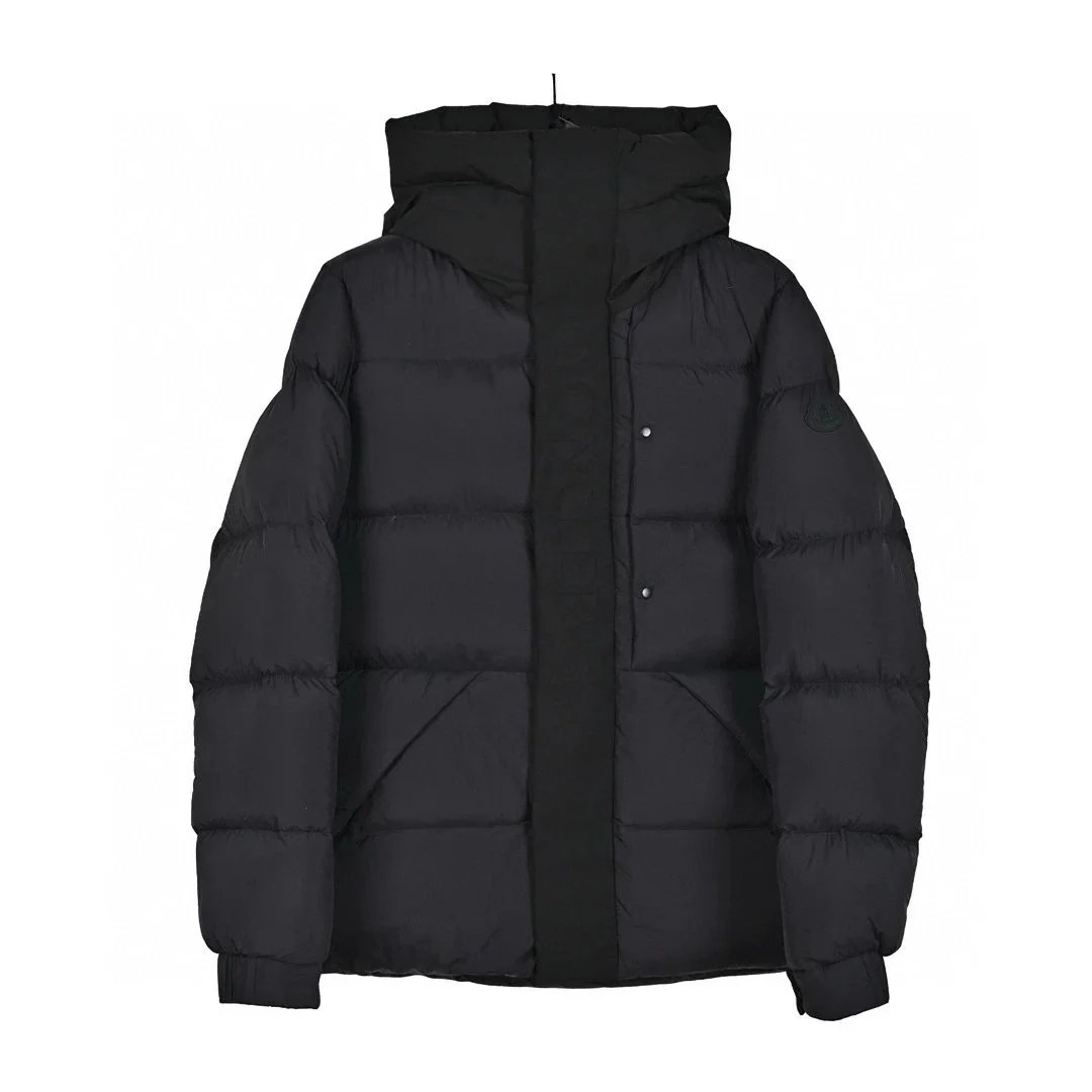 Moncler Down Jackets Madeira hooded puffer jacket — black