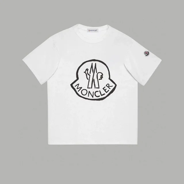 Moncler T-Shirts Logo Graphic Short-Sleeve product detail image 12