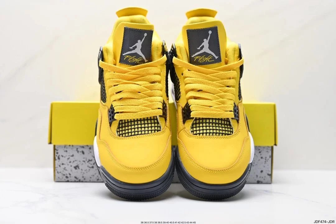 Air Jordan 4 Retro White Cement Grey Sneakers - 81