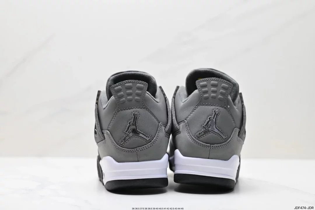 Air Jordan 4 Retro White Cement Grey Sneakers - 88