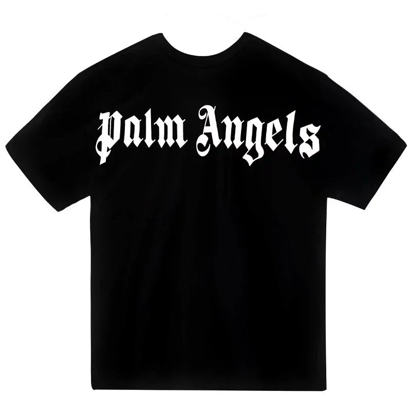 Palm Angels Gothic Logo Oversized T-Shirt White - 19