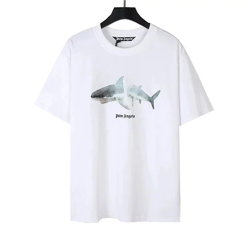 Palm Angels Gothic Logo Oversized T-Shirt White - 31