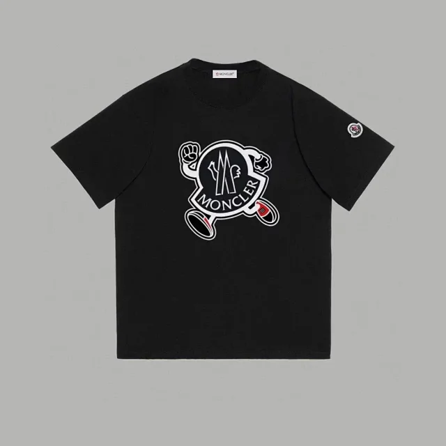 Moncler T-Shirts Logo Graphic Short-Sleeve product detail image 10