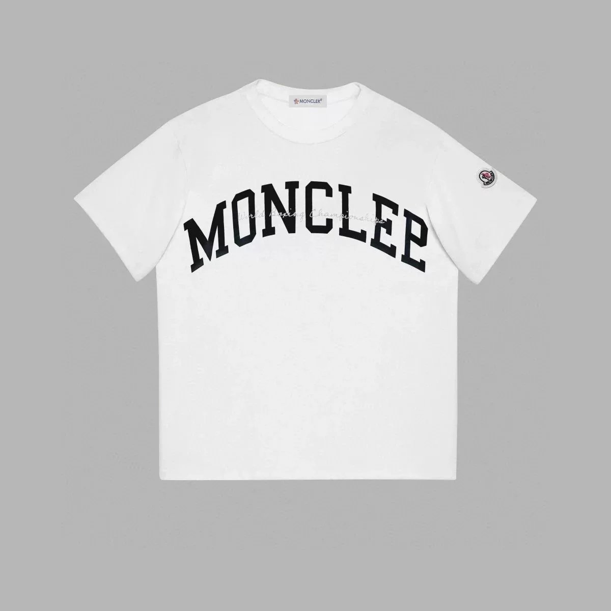 Moncler Paint Splatter Logo Black T-Shirt - 14