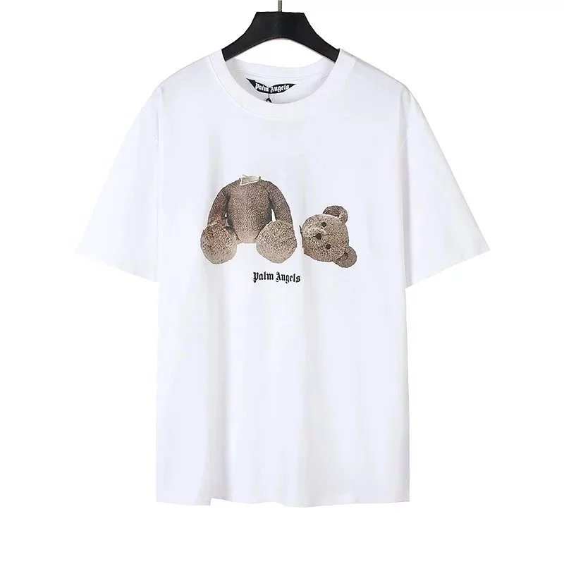 Palm Angels Gothic Logo Oversized T-Shirt White - 21