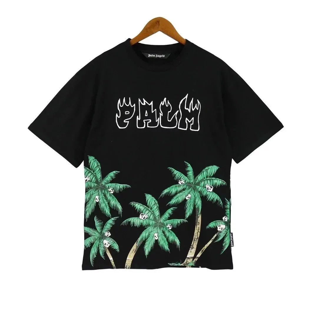 Palm Angels Gothic Logo Oversized T-Shirt White - 12