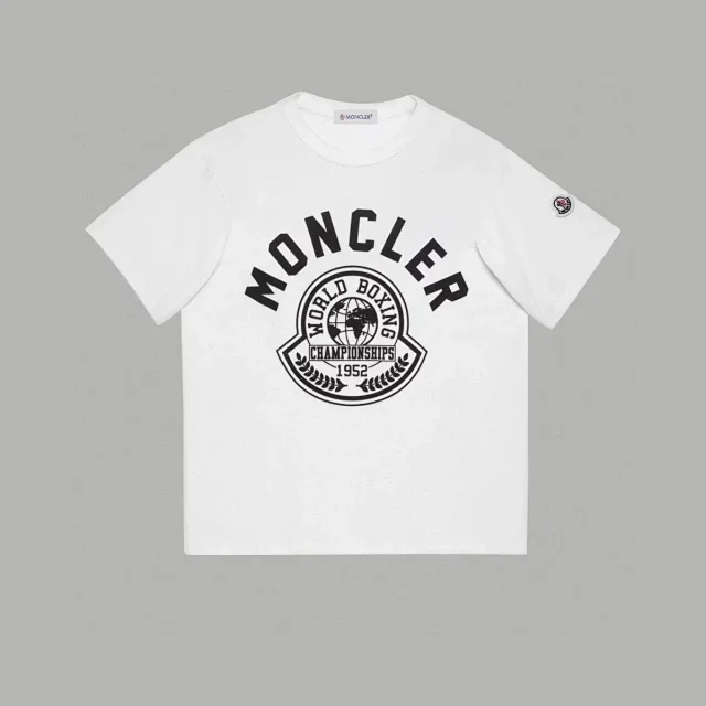 Moncler T-Shirts Logo Graphic Short-Sleeve product detail image 11