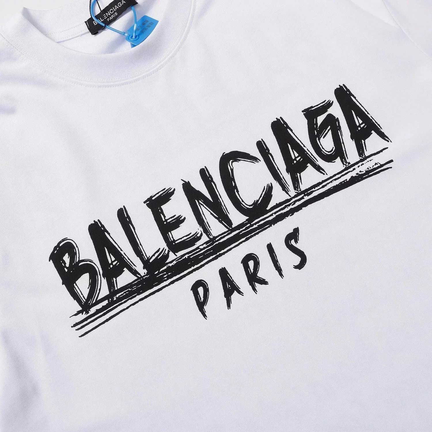 Balenciaga Embroidered Crest T-Shirt White - 14