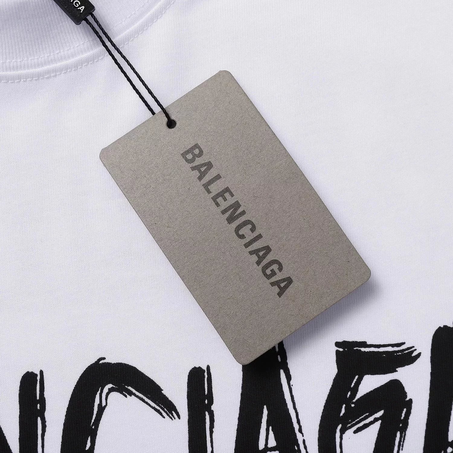 Balenciaga Embroidered Crest T-Shirt White - 29