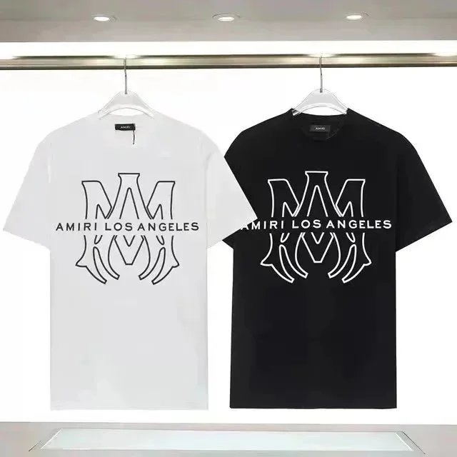 Amiri Dripping Logo Black T-Shirt - 24