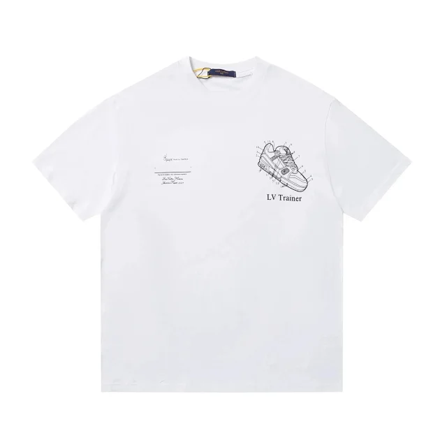 Louis Vuitton T-Shirts Short-sleeve logo graphic product detail image 25