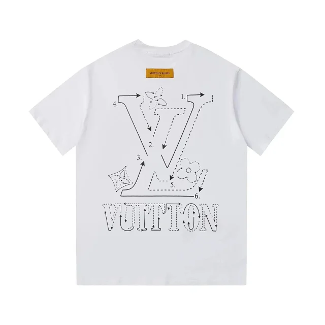 Louis Vuitton T-Shirts Short-sleeve logo graphic product detail image 22