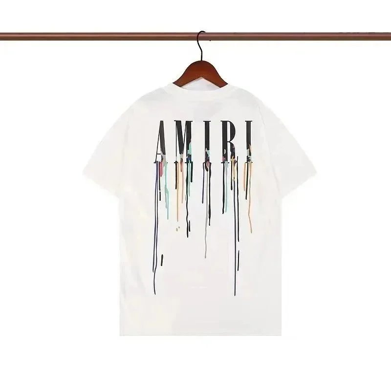 Amiri Dripping Logo Black T-Shirt - 27