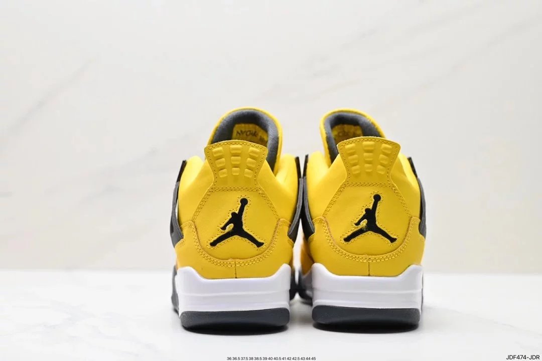 Air Jordan 4 Retro White Cement Grey Sneakers - 82