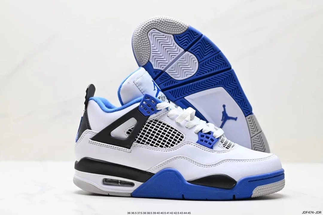 Air Jordan 4 Retro White Cement Grey Sneakers - 51
