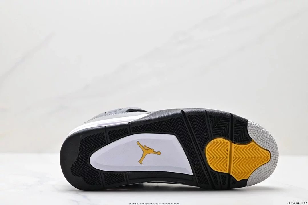 Air Jordan 4 Retro White Cement Grey Sneakers - 91