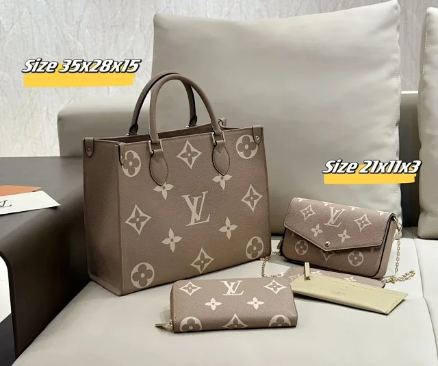Louis Vuitton Handbags Multi-Piece Embossed Monogram Handbag Set product detail image 11