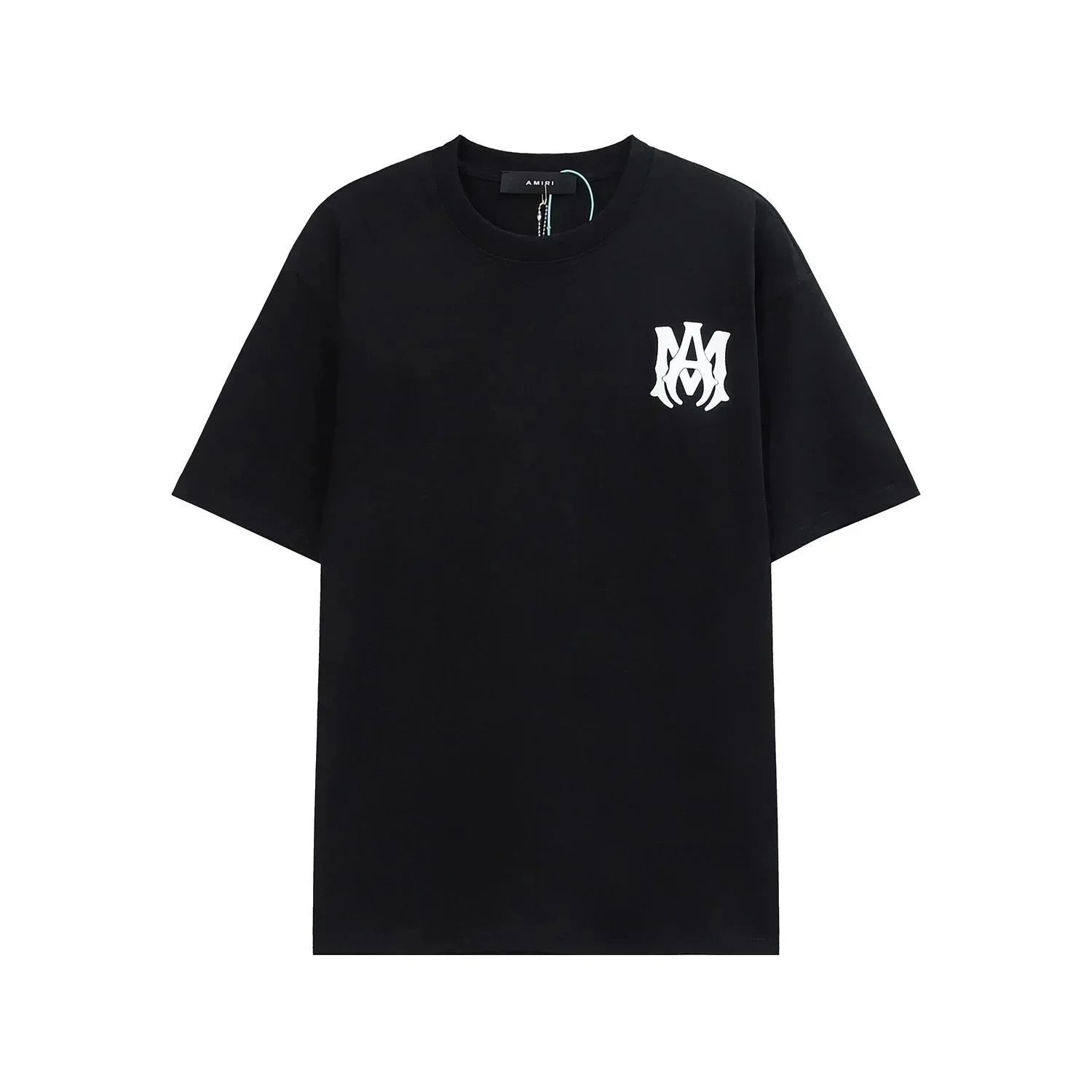Amiri Logo Print Black White Graphic T-Shirt