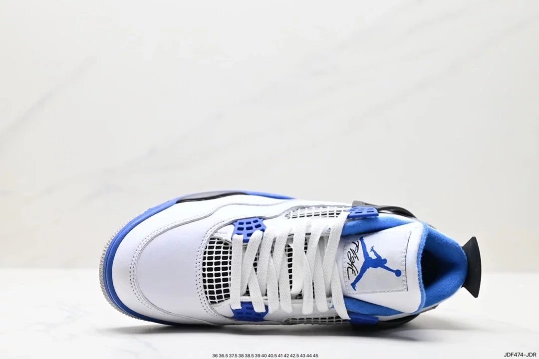 Air Jordan 4 Retro White Cement Grey Sneakers - 48