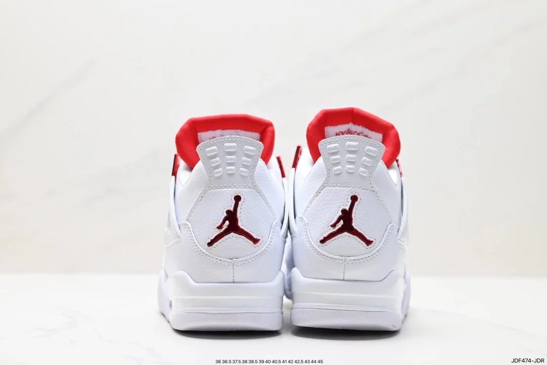 Air Jordan 4 Retro White Cement Grey Sneakers - 64