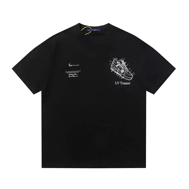 Louis Vuitton T-Shirts Short-sleeve logo graphic product detail image 24