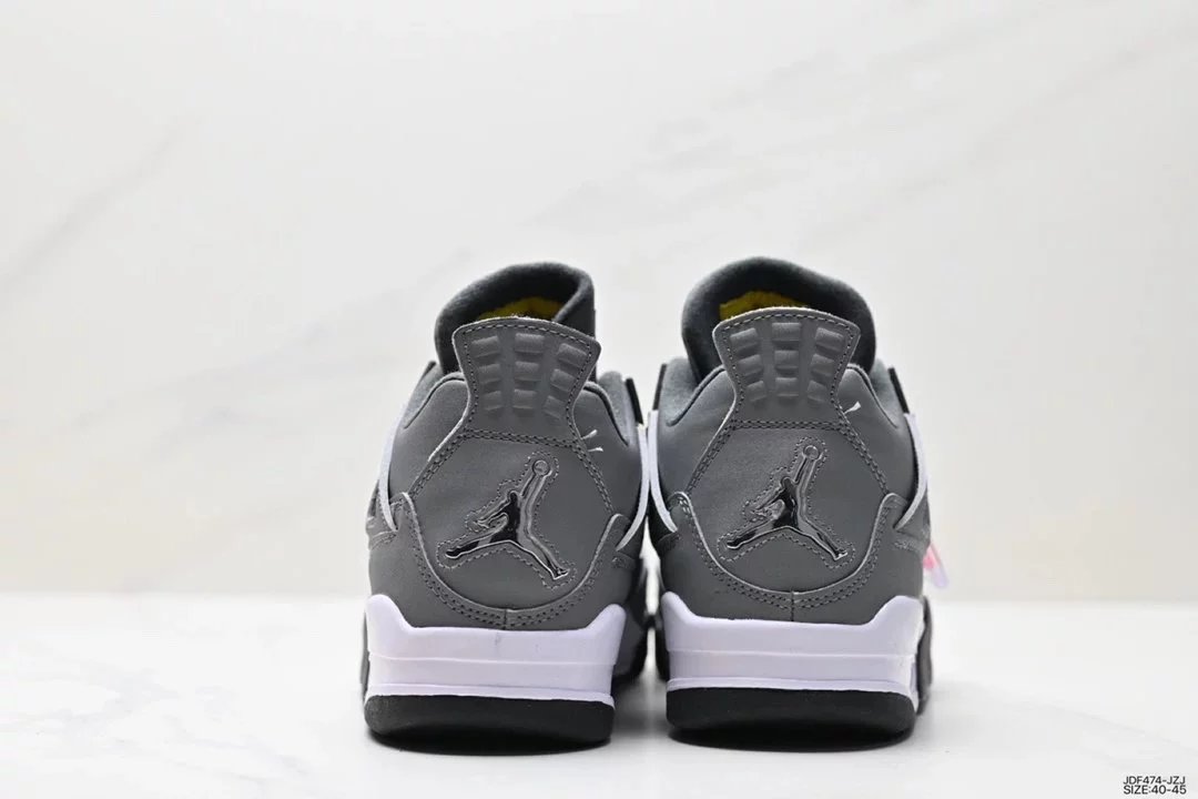 Air Jordan 4 Retro White Cement Grey Sneakers - 13