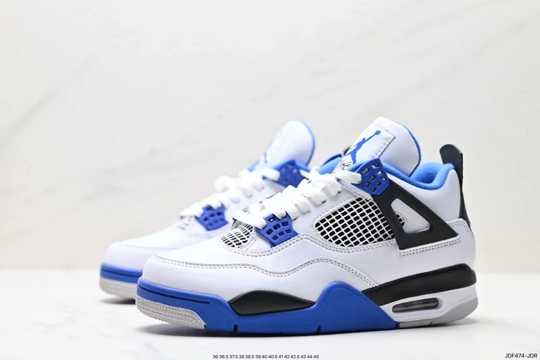 Air Jordan 4 Retro White Cement Grey Sneakers - 50