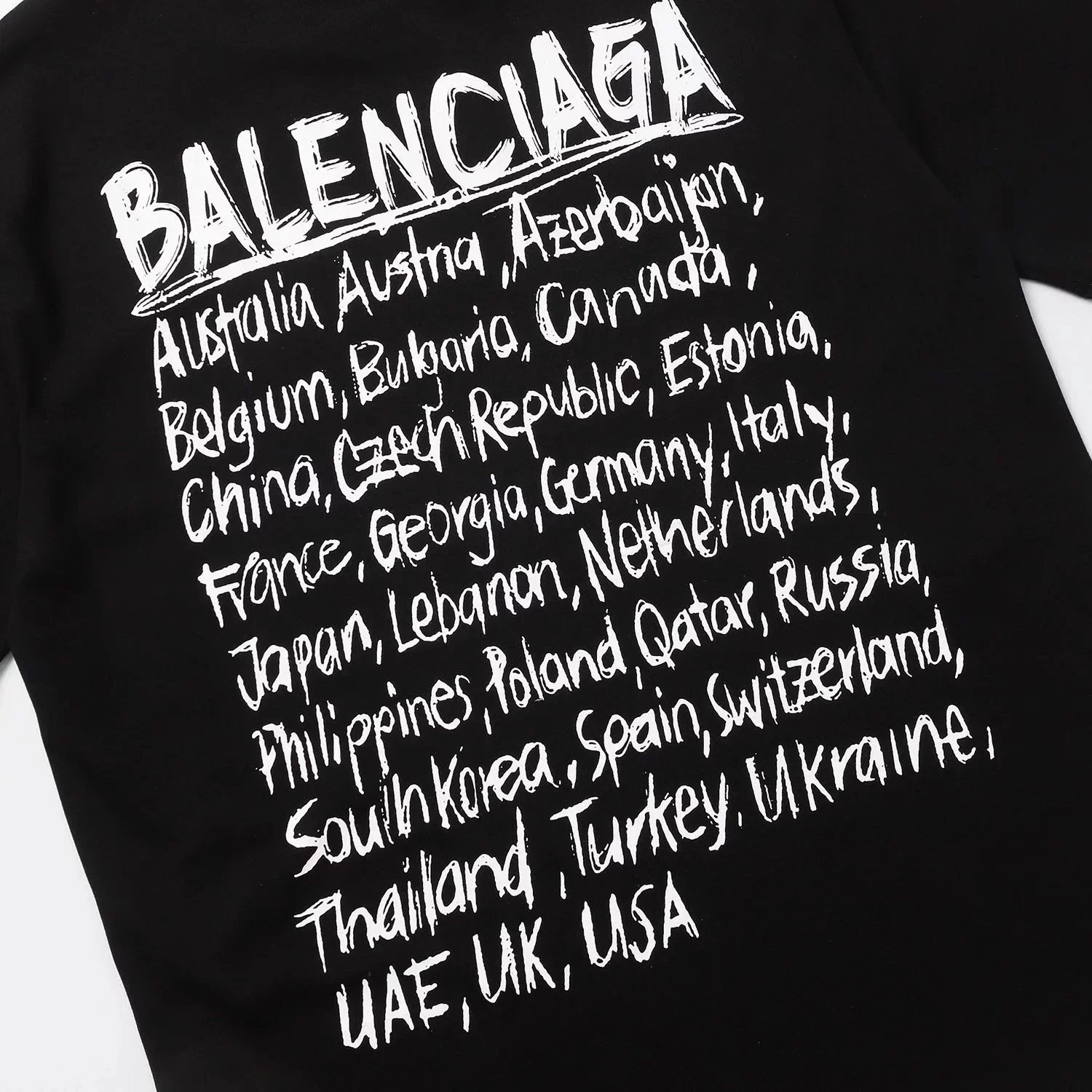 Balenciaga Embroidered Crest T-Shirt White - 16