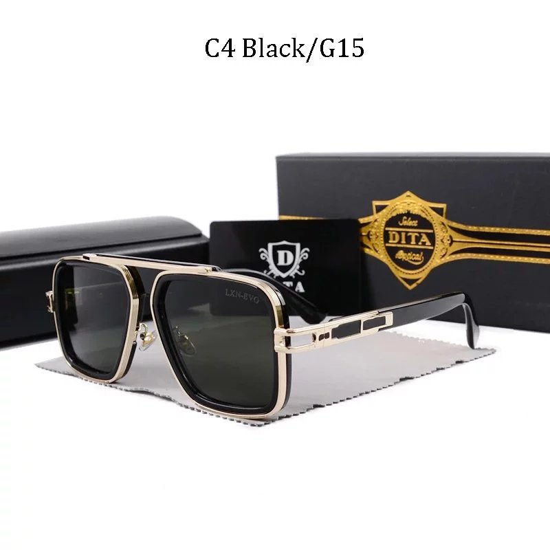 DITA DITA C4 Black/G15 Sunglasses Black
